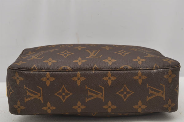 Auth Louis Vuitton Monogram Trousse Toilette 23 Clutch Bag M47524 LV Junk 5621J