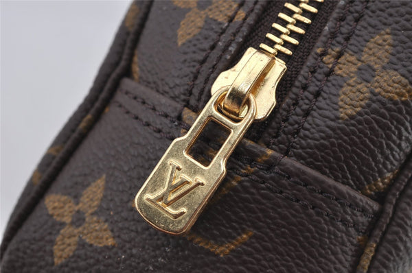 Auth Louis Vuitton Monogram Trousse Toilette 23 Clutch Bag M47524 LV Junk 5621J
