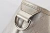 Authentic GUCCI Impreme Shoulder Tote Bag GG PVC Leather 197953 Silver 5622K