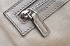 Authentic GUCCI Impreme Shoulder Tote Bag GG PVC Leather 197953 Silver 5622K