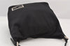 Authentic FENDI Vintage Shoulder Hand Bag Purse Jersey Leather Black Junk 5623K