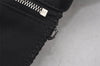 Authentic FENDI Vintage Shoulder Hand Bag Purse Jersey Leather Black Junk 5623K