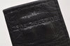 Authentic FENDI Vintage Shoulder Hand Bag Purse Jersey Leather Black Junk 5623K