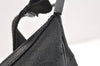 Authentic GUCCI Shoulder Cross Body Bag GG Canvas Leather 122790 Black 5624K