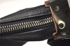 Authentic GUCCI Shoulder Cross Body Bag GG Canvas Leather 122790 Black 5624K