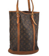 Authentic Louis Vuitton Monogram Bucket GM Shoulder Tote Bag M42236 Junk 5625J