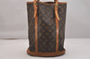 Authentic Louis Vuitton Monogram Bucket GM Shoulder Tote Bag M42236 Junk 5625J