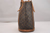 Authentic Louis Vuitton Monogram Bucket GM Shoulder Tote Bag M42236 Junk 5625J