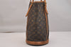 Authentic Louis Vuitton Monogram Bucket GM Shoulder Tote Bag M42236 Junk 5625J