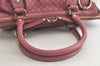 Authentic GUCCI Sukey Micro GG Guccissima Leather Tote Bag 247902 Pink 5625K