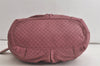Authentic GUCCI Sukey Micro GG Guccissima Leather Tote Bag 247902 Pink 5625K