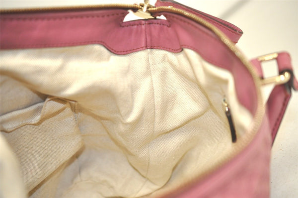 Authentic GUCCI Sukey Micro GG Guccissima Leather Tote Bag 247902 Pink 5625K