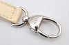 Authentic Christian Dior Enamel Shoulder Strap White 35.6" CD 5627K