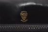 Authentic GUCCI Vintage Shoulder Hand Bag Purse Leather Black 5632I