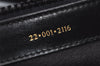 Authentic GUCCI Vintage Shoulder Hand Bag Purse Leather Black 5632I