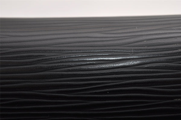 Authentic Louis Vuitton Epi Pochette Accessoires Pouch Black M52942 LV 5633I