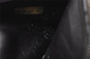 Authentic CHANEL Calf Skin Bicolore CC Logo Clutch Hand Bag Purse Black 5634I