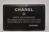 Authentic CHANEL Calf Skin Bicolore CC Logo Clutch Hand Bag Purse Black 5634I