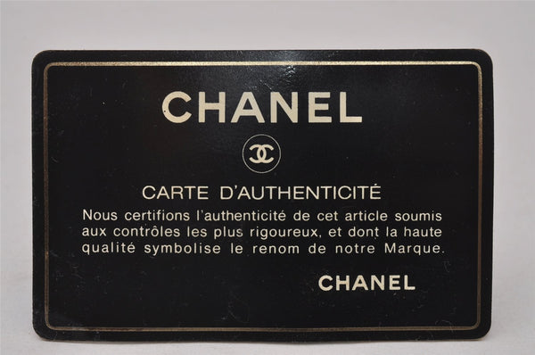 Authentic CHANEL Calf Skin Bicolore CC Logo Clutch Hand Bag Purse Black 5634I