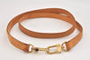 Authentic Louis Vuitton Leather Shoulder Strap Beige 39.4" LV 5635K