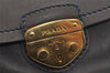 Authentic PRADA Vintage Leather Nappa Chain Shoulder Bag Purse Gray 5636J