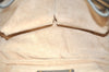 Authentic PRADA Vintage Leather Nappa Chain Shoulder Bag Purse Gray 5636J