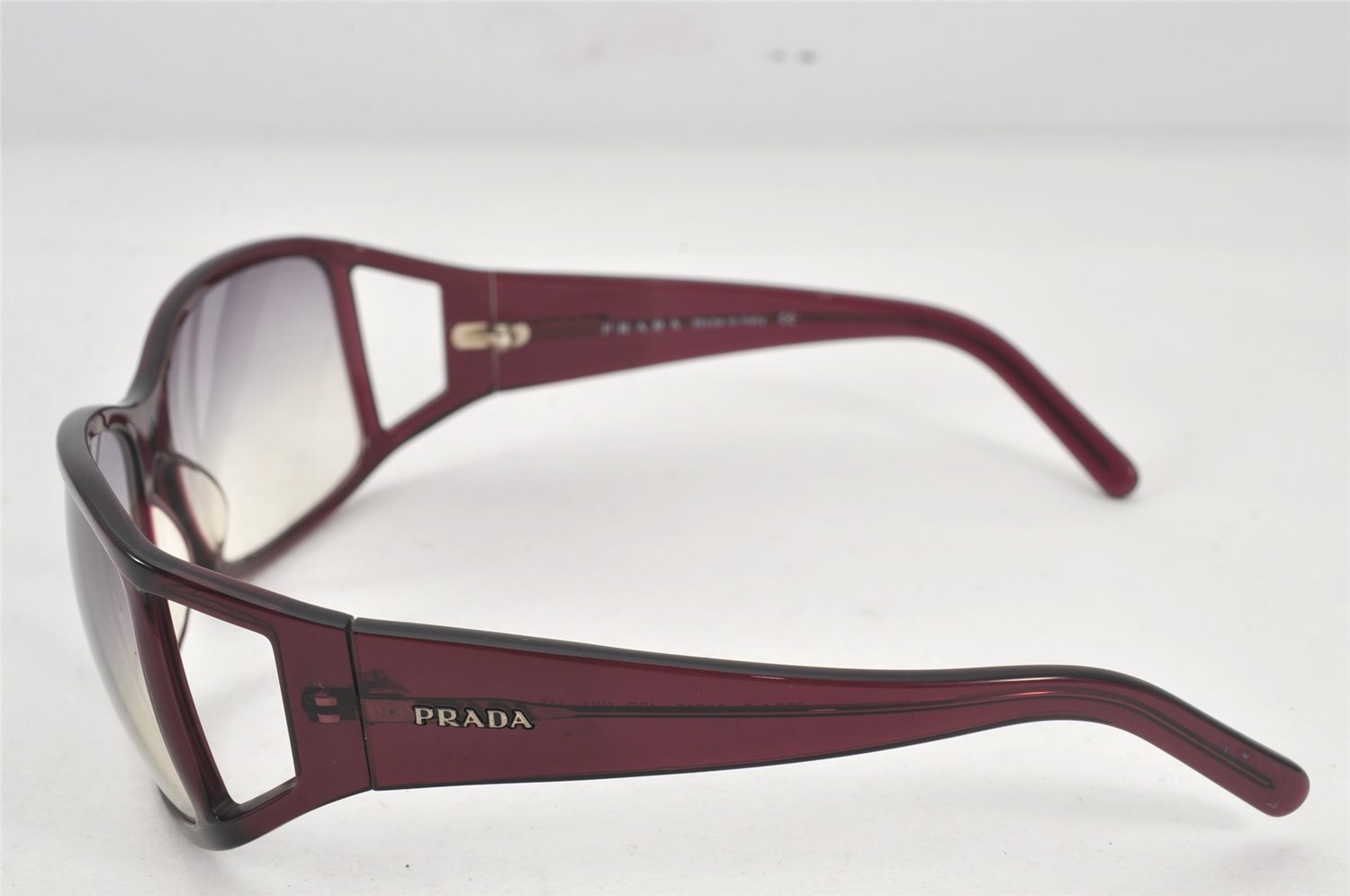 Authentic PRADA Vintage Sunglasses Plastic SPR01F Brown 5636K