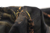 Authentic FENDI Zucca Vintage Tote Hand Bag Nylon Leather Brown Black 5638I