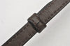 Authentic FENDI Leather Shoulder Strap 39.4-52.6" Brown 5638K