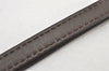 Authentic FENDI Leather Shoulder Strap 39.4-52.6" Brown 5638K