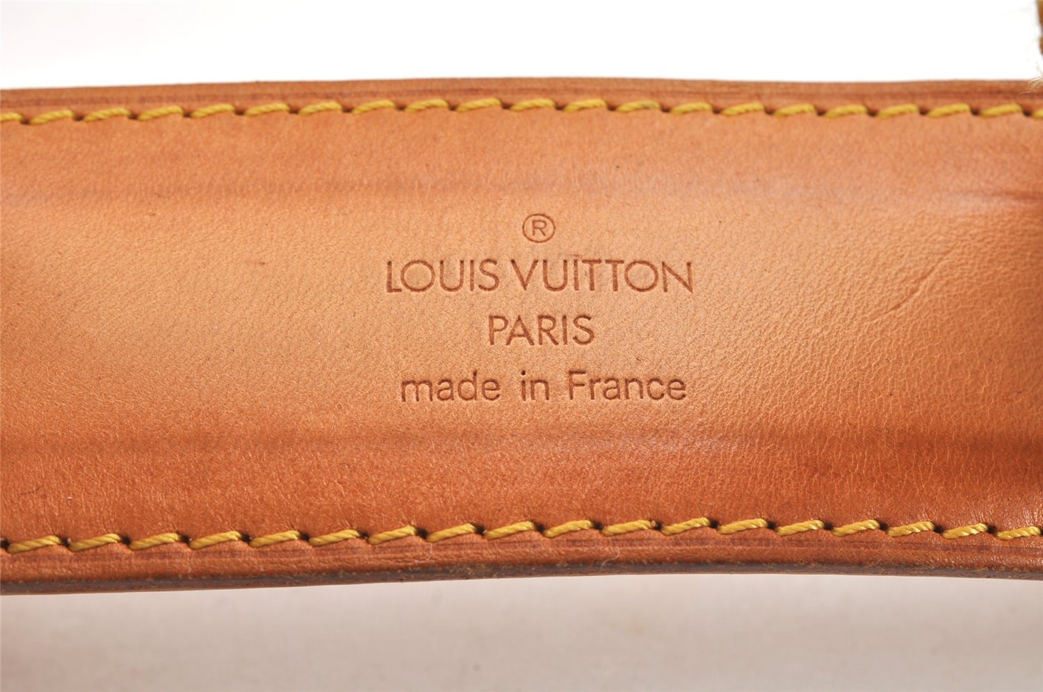 Authentic Louis Vuitton Leather Shoulder Strap Beige 37.2-44.3