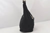 Authentic FENDI Vintage Shoulder Hand Bag Purse Jersey Leather Black Junk 5640K