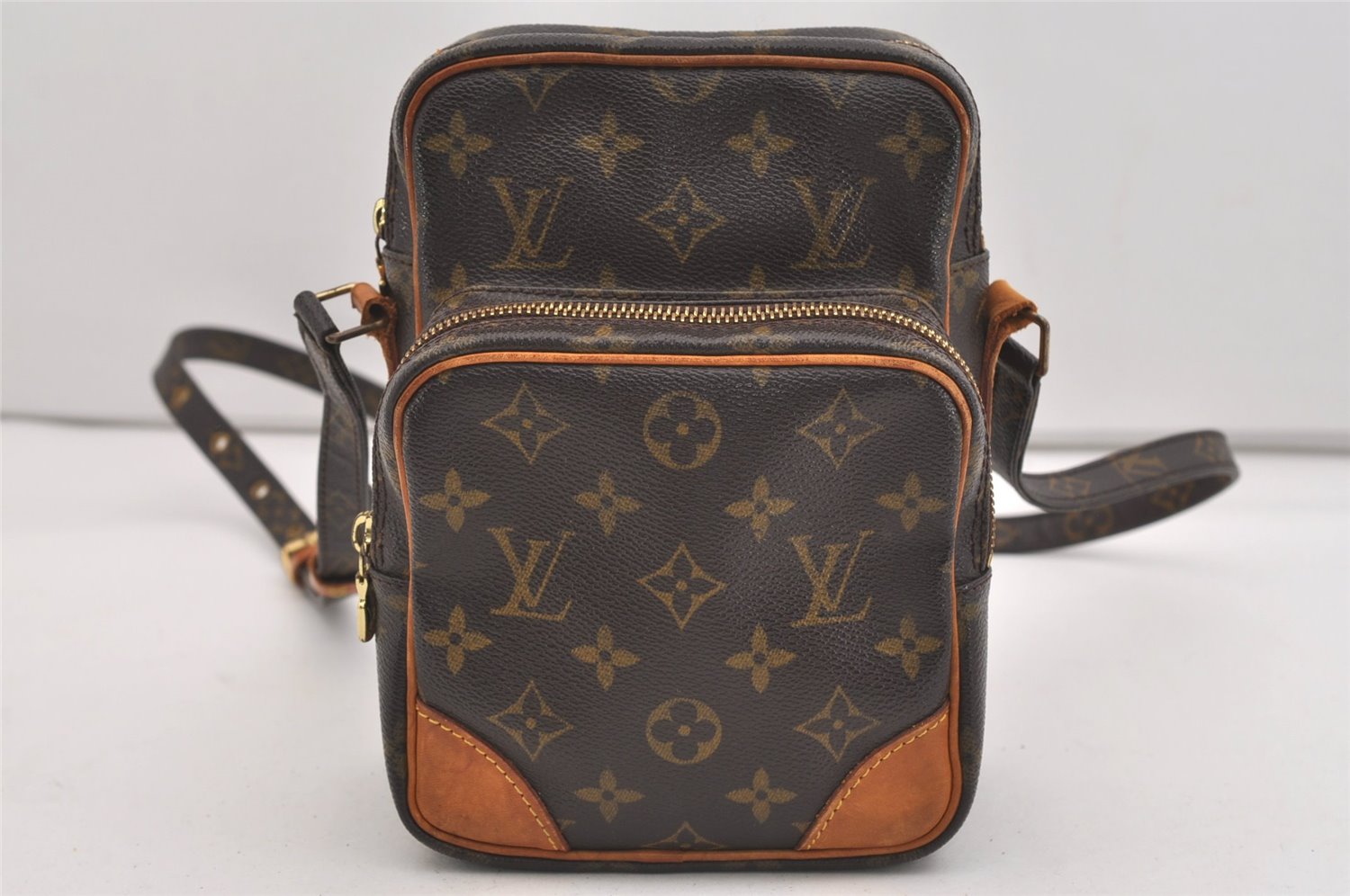 Authentic Louis Vuitton Monogram Amazone Shoulder Cross Body Bag M45236 LV 5642J