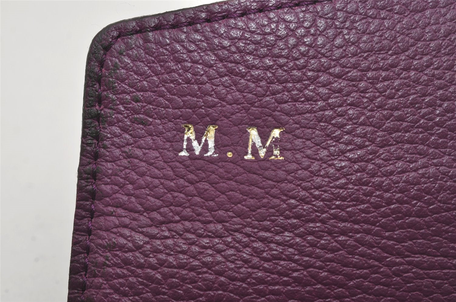 Auth Louis Vuitton Monogram Empreinte Portefeuille Curieuse Wallet Purple 5648I