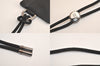 Authentic Christian Dior Shoulder Cross Coin Case Purse Leather Black CD 5648M
