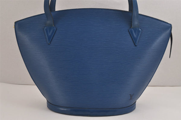 Auth Louis Vuitton Epi Saint Jacques Shopping Shoulder Bag Blue M52265 LV 5649J