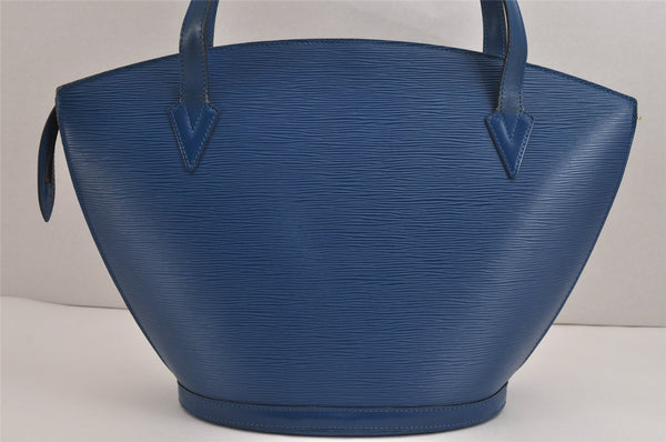 Auth Louis Vuitton Epi Saint Jacques Shopping Shoulder Bag Blue M52265 LV 5649J