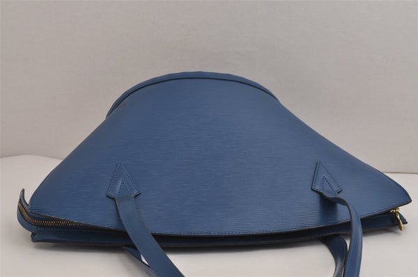 Auth Louis Vuitton Epi Saint Jacques Shopping Shoulder Bag Blue M52265 LV 5649J