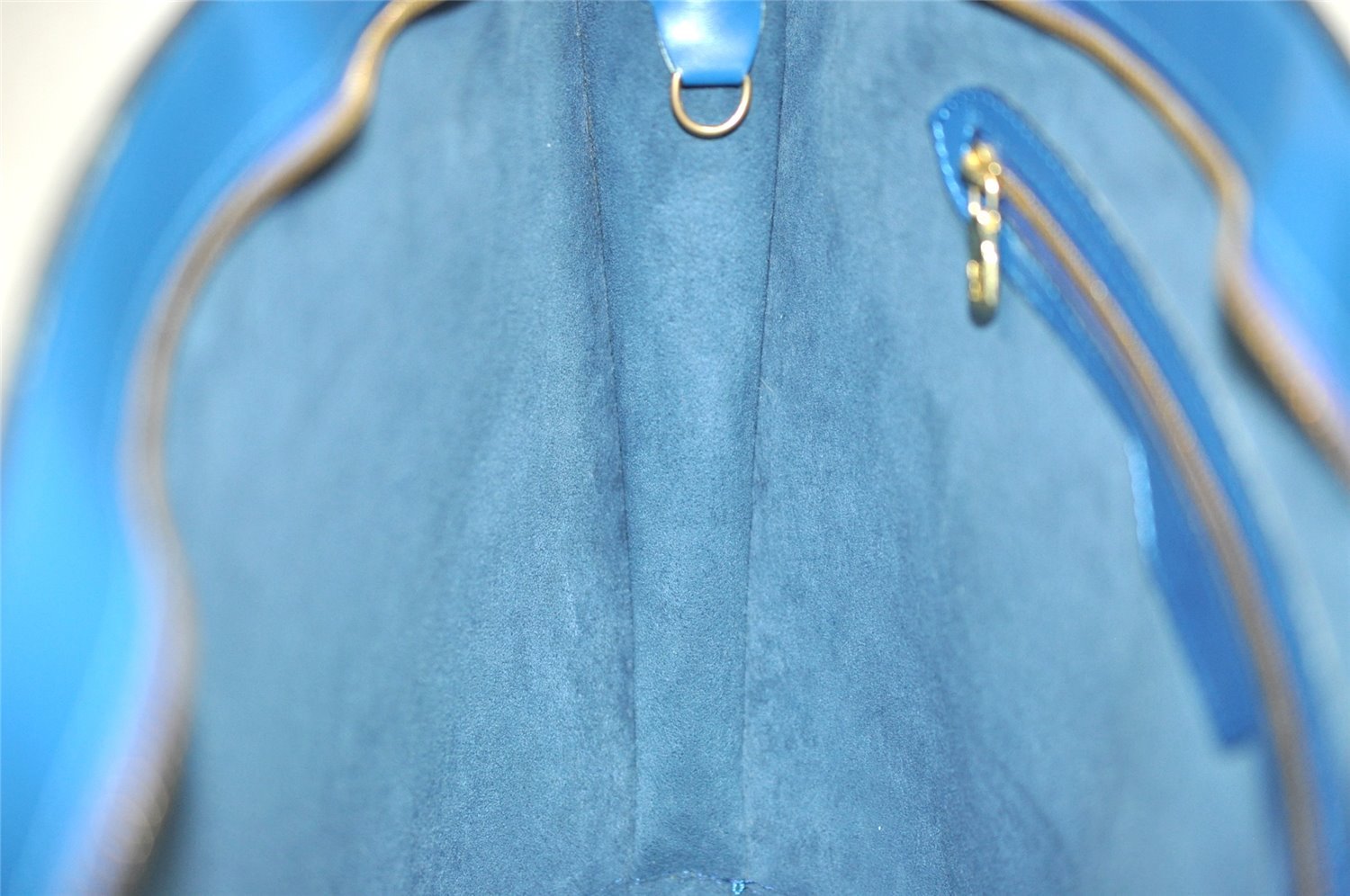 Auth Louis Vuitton Epi Saint Jacques Shopping Shoulder Bag Blue M52265 LV 5649J