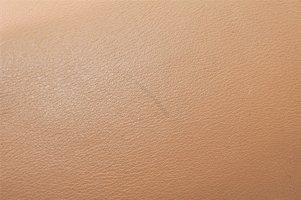 Authentic GUCCI Vintage Shoulder Tote Drawstring Bag Leather 01702 Beige 5649K