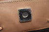 Authentic GUCCI Vintage Shoulder Tote Drawstring Bag Leather 01702 Beige 5649K