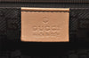 Authentic GUCCI Vintage Shoulder Tote Drawstring Bag Leather 01702 Beige 5649K