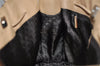Authentic GUCCI Vintage Shoulder Tote Drawstring Bag Leather 01702 Beige 5649K