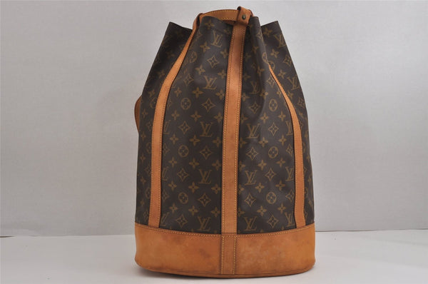 Authentic Louis Vuitton Monogram Randonnee GM Shoulder Bag M42244 LV 5652J