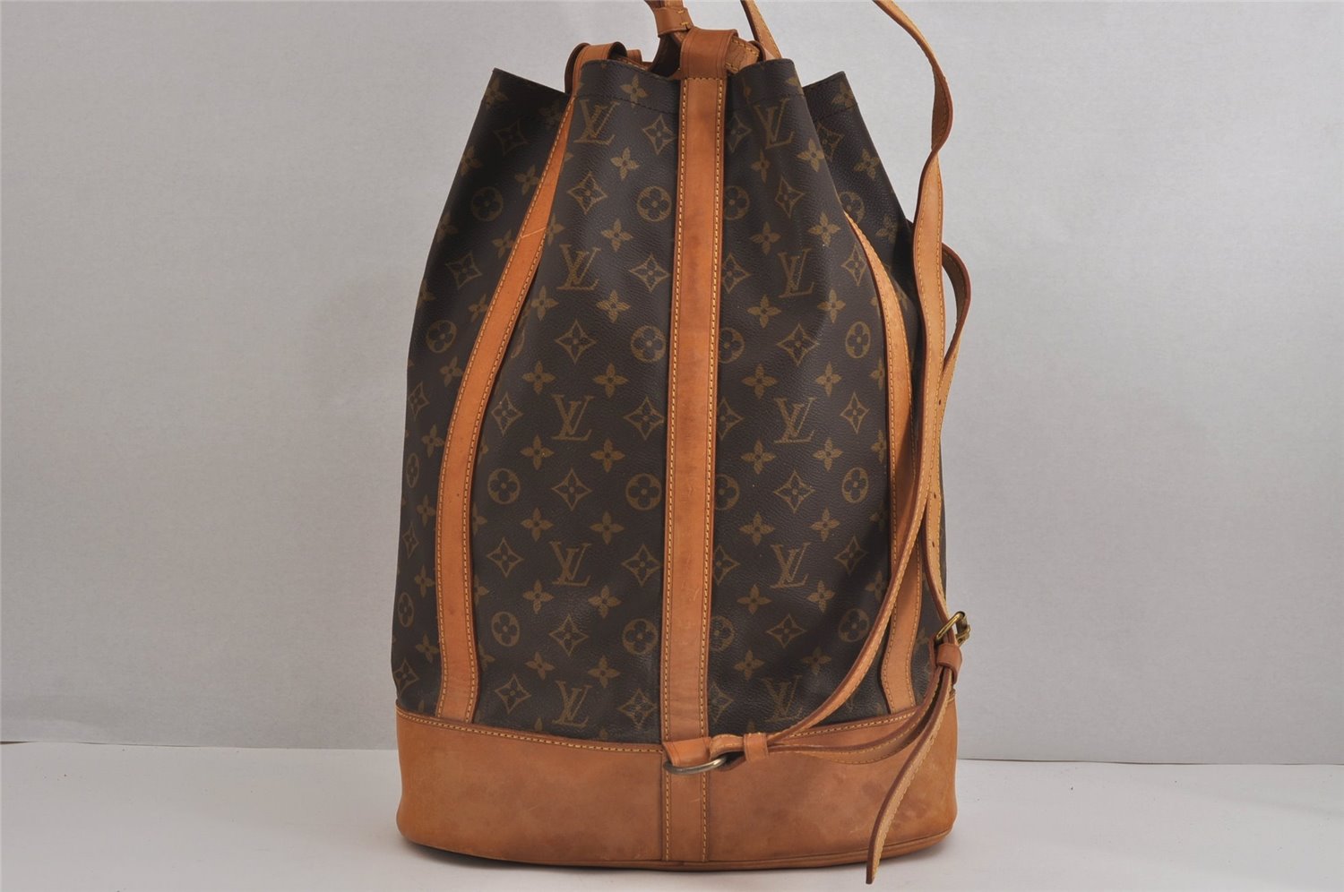 Authentic Louis Vuitton Monogram Randonnee GM Shoulder Bag M42244 LV 5652J