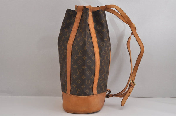 Authentic Louis Vuitton Monogram Randonnee GM Shoulder Bag M42244 LV 5652J