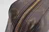 Auth Louis Vuitton Monogram Trousse Toilette 23 Clutch Hand Bag M47524 LV 5652K