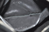 Authentic GUCCI Shoulder Bag Purse GG Canvas Leather 0013812 Black 5653I