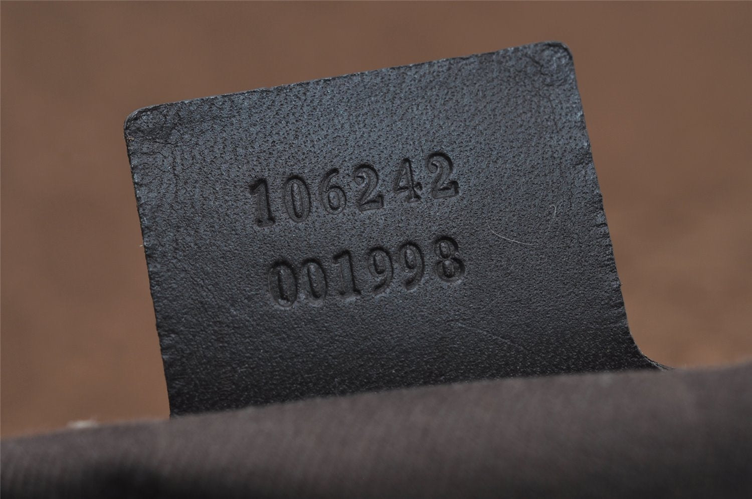 Authentic GUCCI Vintage Shoulder Tote Bag GG Canvas Leather 106242 Brown 5654I