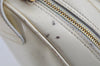 Authentic GUCCI Bamboo Shoulder Cross Body Bag Purse Enamel White Junk 5654J